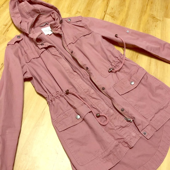 Thread & Supply Jackets & Blazers - Like NEW Women’s BLUSH light jacket with a hood